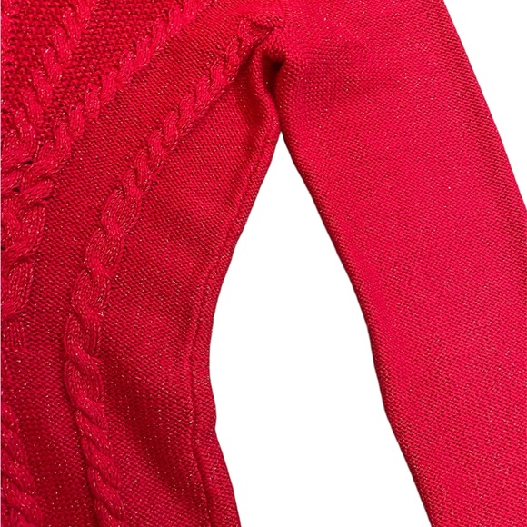 Women's Red Sweater - Picture 3 of 9